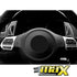 Suitable To Fit - VW Golf 7 GTI Brush Aluminium Black Paddle Shift Extensions