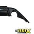 Suitable To Fit - VW Golf 7 GTI Karbel Style Gloss Black Diffuser With Brake Light