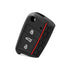 Suitable To Fit - VW Golf 7 GTI Soft Shell Silicone Key Case Cover