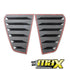 Suitable To Fit - VW Golf 7 Gloss Black Plastic Side Window Louver