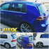 Suitable To Fit - VW Golf 7 Gloss Black Plastic Side Window Louver