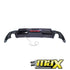 Suitable To Fit - VW Golf 7.5 GTI Karbel Style Gloss Black Diffuser With Brake Light