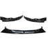 Suitable To Fit - VW Golf 8 GTI / R Gloss Black 3-Piece Front Spoiler