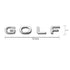 Chrome Golf Lettering Badge - Golf 8 Style
