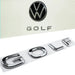Chrome Golf Lettering Badge - Golf 8 Style