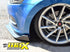 Suitable To Fit - VW Polo 6 / Polo 7 TSI Gloss Black 3-Piece Front Lip Spoiler