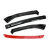 Suitable To Fit - VW Polo 6 / 7 TSI Gloss Black 4-Piece Front Lip Spoiler