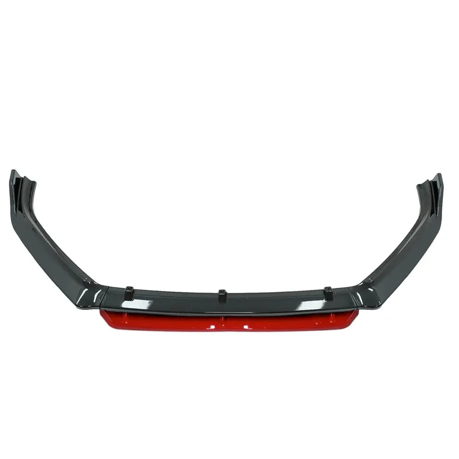 Suitable To Fit - VW Polo 6 / 7 TSI Gloss Black 4-Piece Front Lip Spoiler