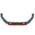 Suitable To Fit - VW Polo 6 / 7 TSI Gloss Black 4-Piece Front Lip Spoiler