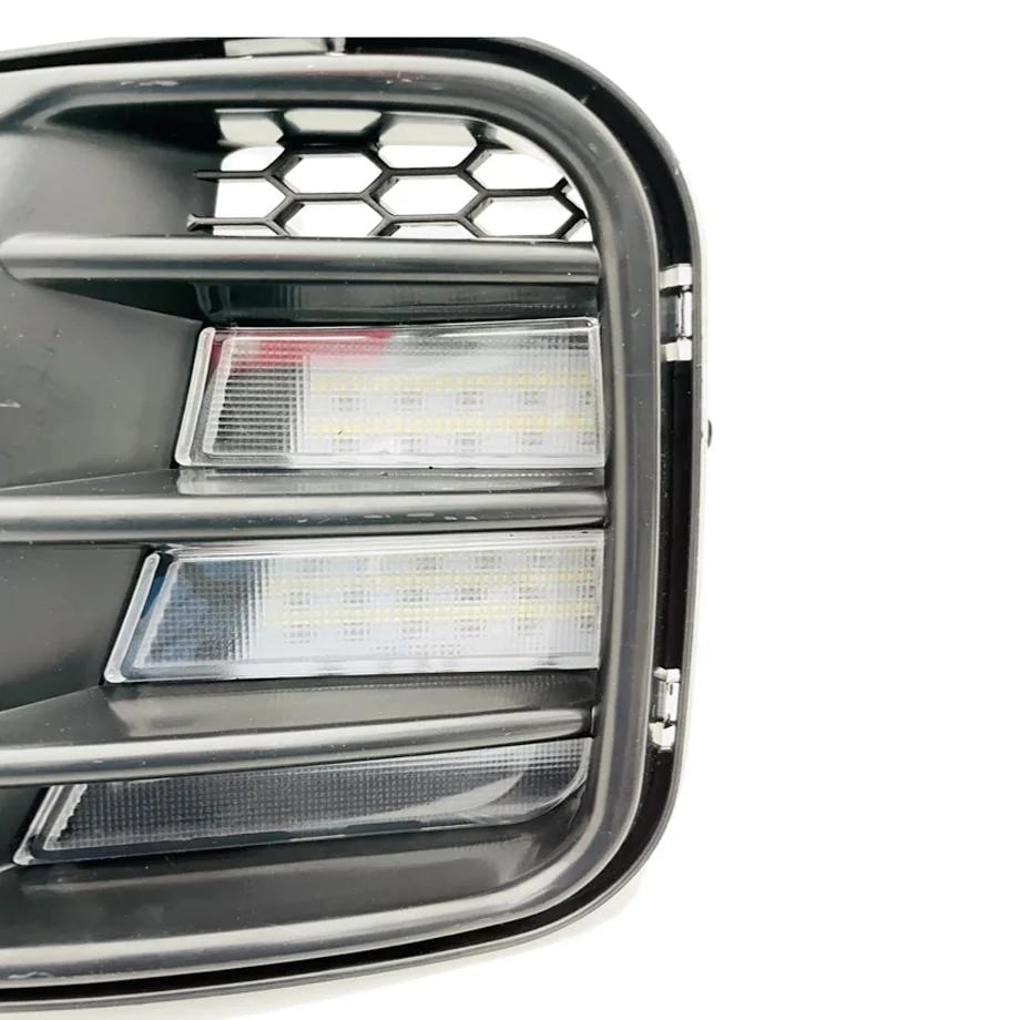 Suitable To Fit - VW Polo 6 WRC Bumper LED Fog Lights With Covers