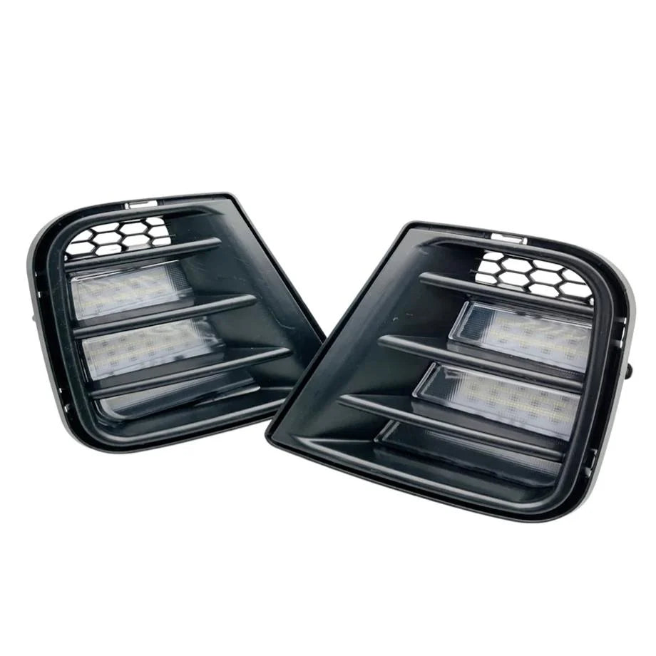 Suitable To Fit - VW Polo 6 WRC Bumper LED Fog Lights With Covers