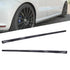 Suitable To Fit - VW Polo 6C GTI OEM Style Gloss Black Side Skirts
