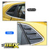 Suitable To Fit - VW Polo 8 AW Gloss Black Plastic Side Window Louver