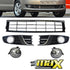 Suitable To Fit - VW Polo Vivo (14-19) Silverline Fog Lamp Covers With Centre Grille (5-Piece)