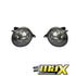 Suitable To Fit - VW Polo Vivo (14-19) Silverline Fog Lamp Covers With Centre Grille (5-Piece)