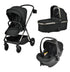 Viano Matrix 3 in 1 Travel System, Chrome Black & Grey