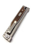 Reate OG Exo Ti Burlap Micarta Elmax Drop Point Gravity Knife