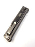 Reate OG Exo Ti Black Micarta Elmax Double Edge Gravity Knife