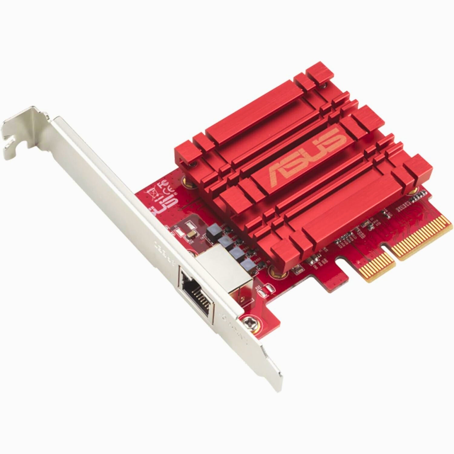 ASUS XG-C100C V3 10Gbps PCIe Network Adapter-RJ45( Red/S)