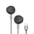 Yookie YTL-12 Wired Earphones Type-C - Black/Metal