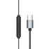 Yookie YTL-12 Wired Earphones Type-C - Black/Metal