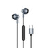 Yookie YTL-12 Wired Earphones Type-C - Black/Metal