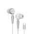 Yookie YTL-15 Wired Earphones Type-C - Black/Metal