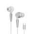 Yookie YTL-15 Wired Earphones Type-C - Black/Metal