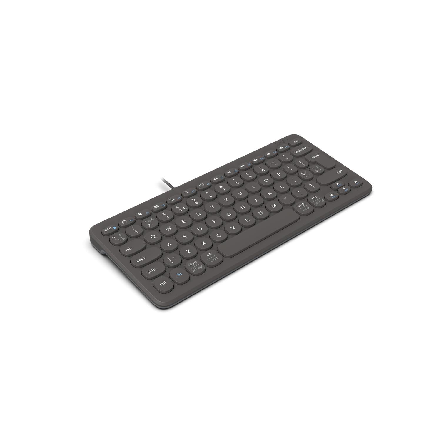 ZAGG Connect Wired 12-Inch Keyboard Type-C - Grey