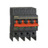 Zjbeny DC Circuit breaker, din mount, 4-pole, 1200V, 20A