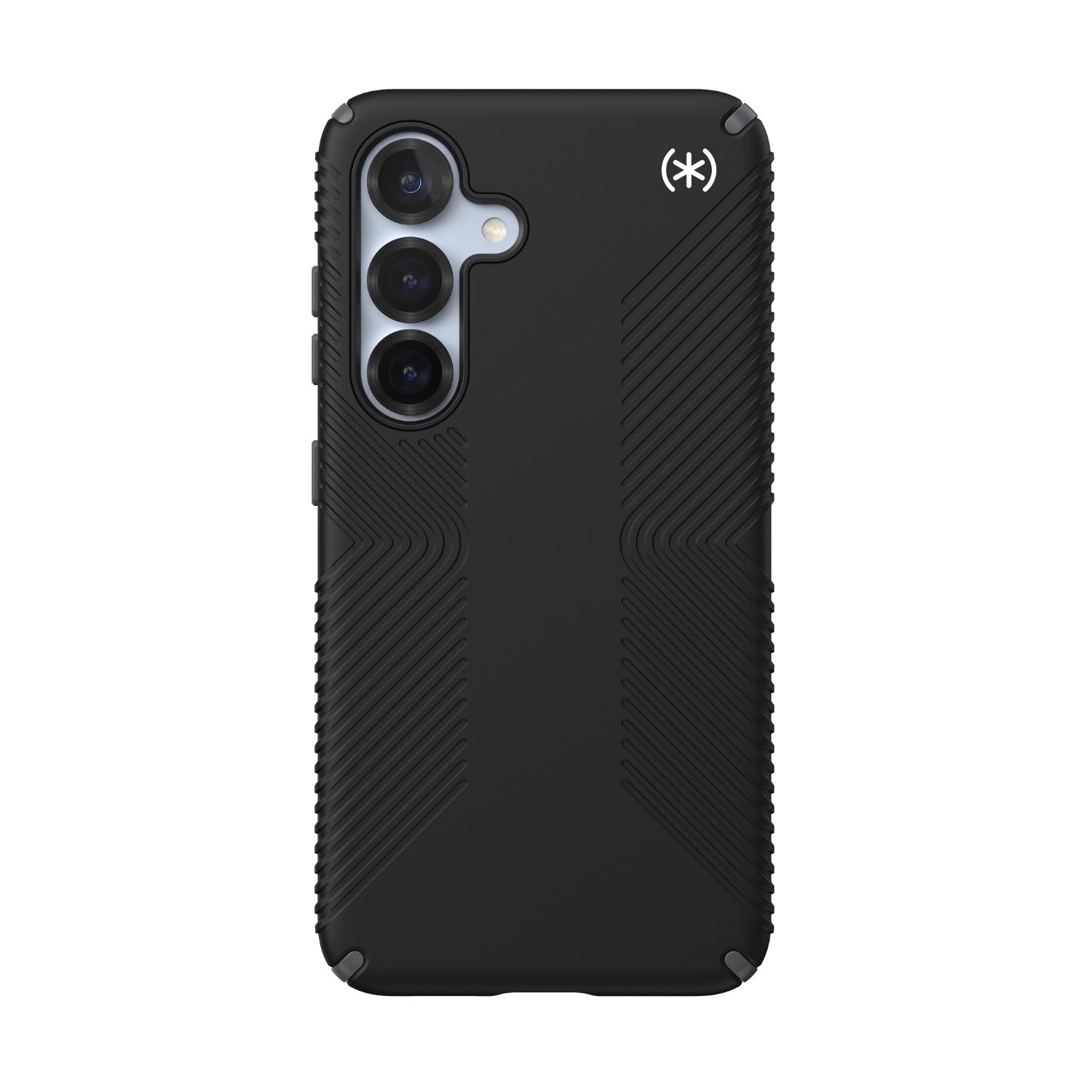 Speck Presidio2 Grip Case - Samsung Galaxy S25 - Black & Slate Grey