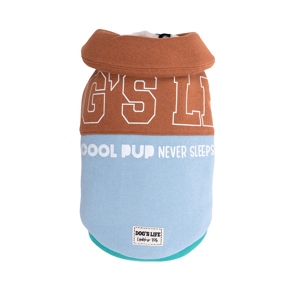 Dog's Life Cool Pup Never Sleeps Cape Brown