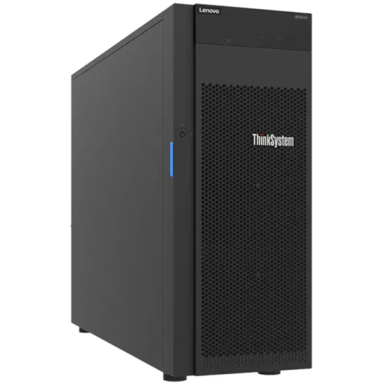 ST250 V3 - 1x Intel Xeon E-2434 4C 55W 3.4Ghz 1x 16GB DDR5 4800Mhz (1Rx8) ECC UDIMM 1x 4TB 3.5" 7.2k SATA HDD 1x 480GB 3.5" SATA SSD 1x BC 57414 10/25GbE SFP28 2-port PCIe 2x 1GB Eth 1x 800W PSU 3Yr on-site CRU