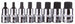 TOMIHAWK - AKT33207 - Socket Wrench Set