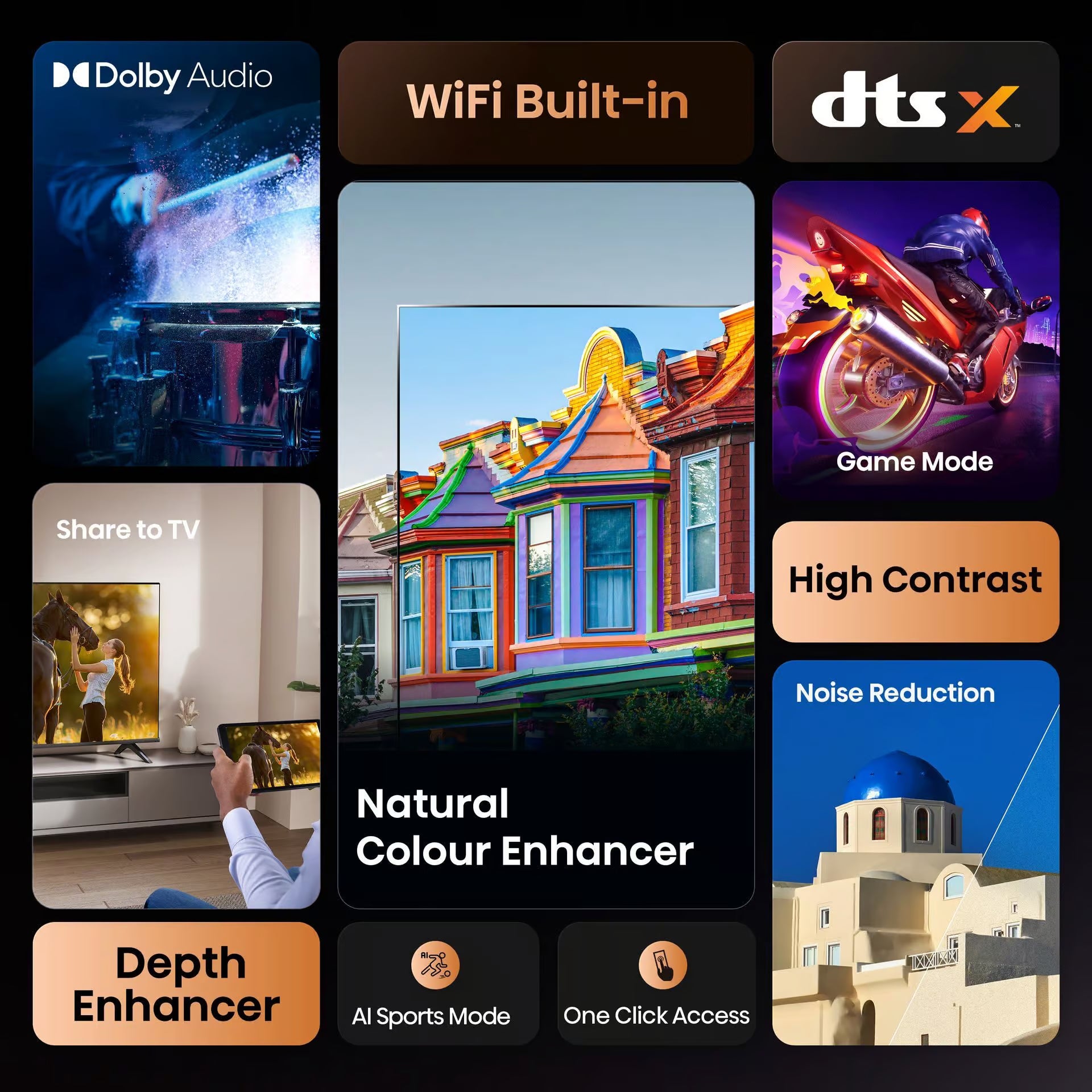 HISENSE LEDN40A4Q HD 60hz SMART TV