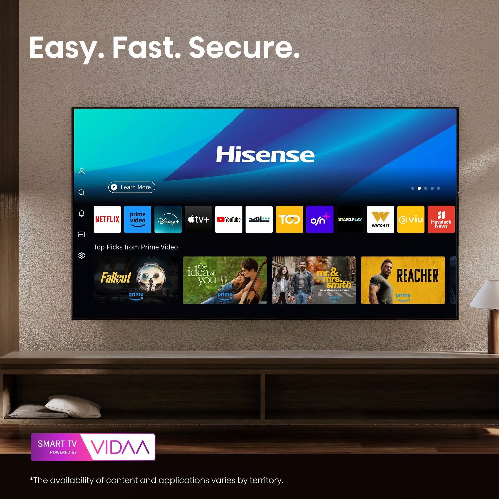 HISENSE LEDN32A4Q HD 60hz SMART TV
