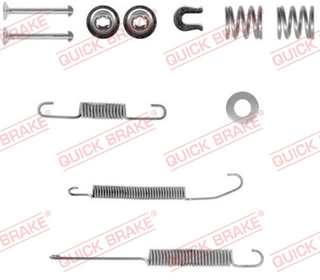 Spring, brake shoes - QUICK BRAKE - 7181