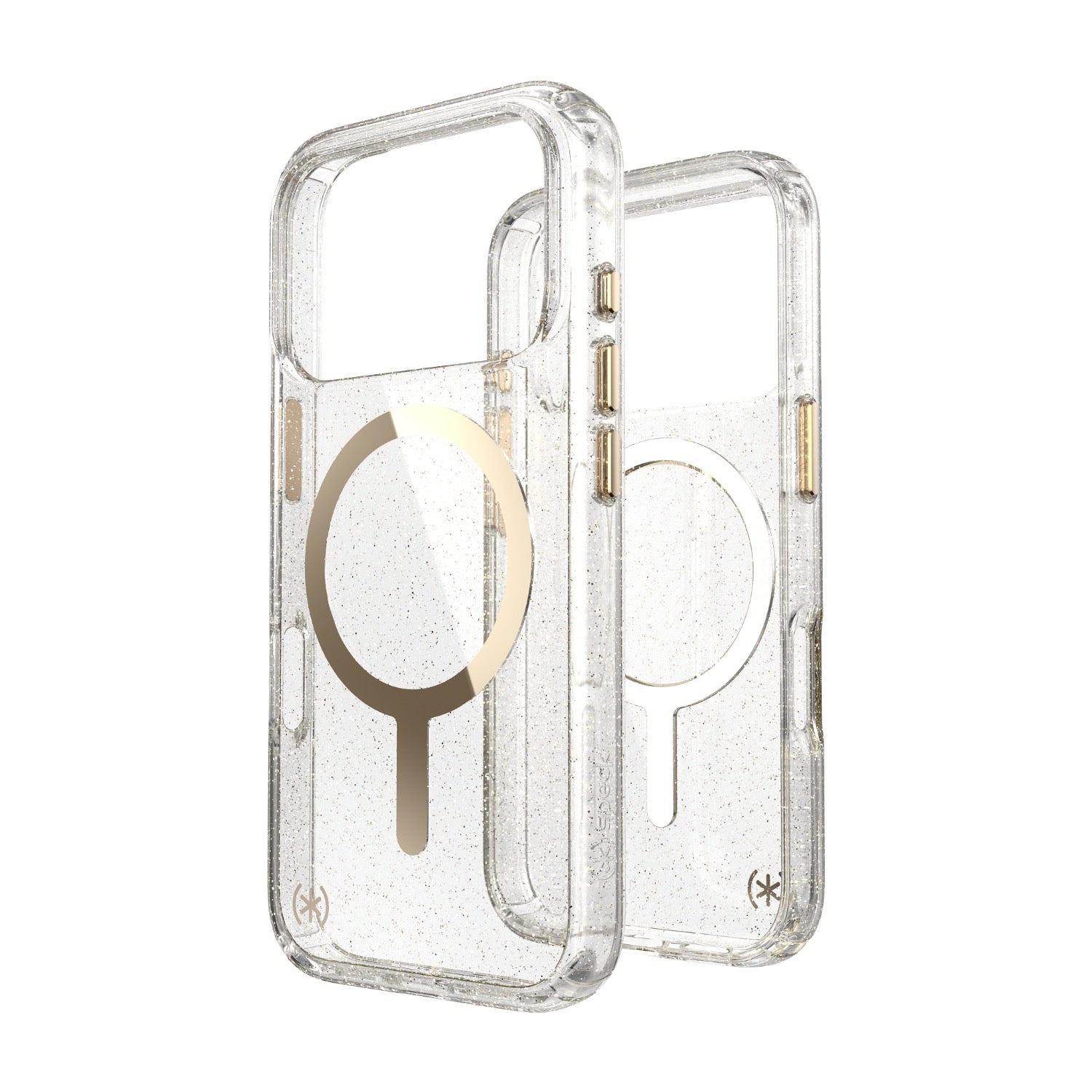 Speck Presidio Lux MagSafe Case - Apple iPhone 17 Pro - Gold Glitter