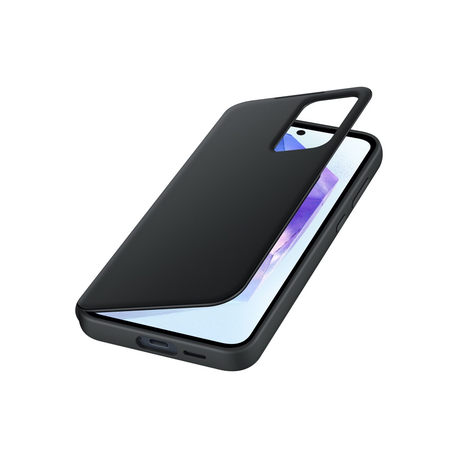 Samsung Smart View Wallet Cover - Samsung Galaxy A55 5G - Black