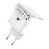 Snug 1 Port PD Charger With Retractable Cable - 35W - White