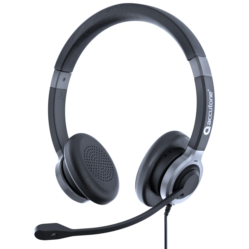 Accutone Audio UB610MK3 Active Noise Cancelling Headset - USB Connector