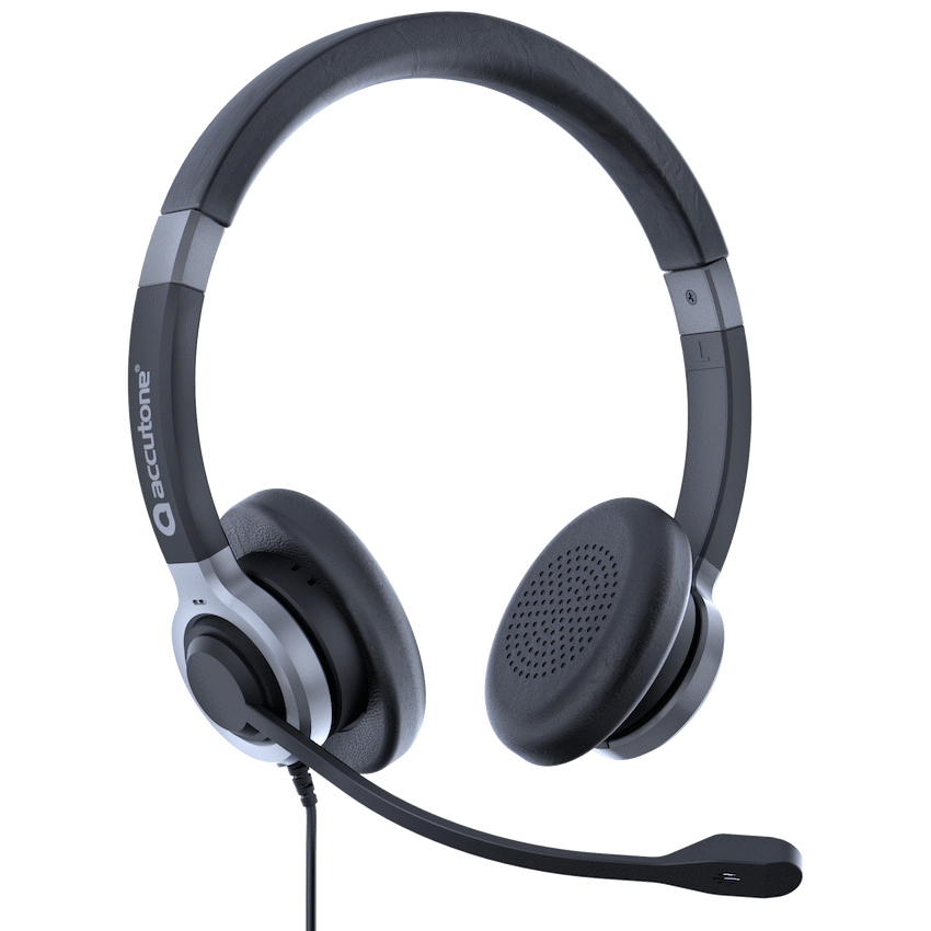 Accutone Audio UB610MK3 Active Noise Cancelling Headset - USB Connector