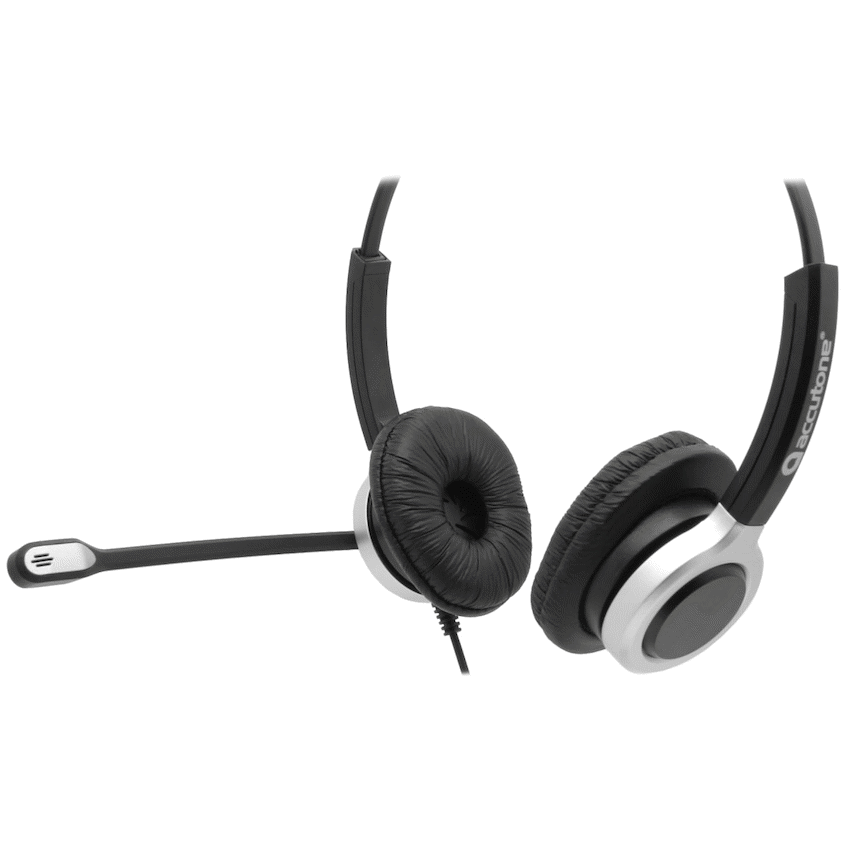 Accutone Audio WB610MKII Binaural Headset - Noise Cancelling - QD Connector