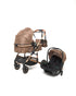 Emerald Baby 3IN1 Luxe Cruiser Travel System and Nappy Bag + Tommee Tippee 260ml 3 Pack Bottles