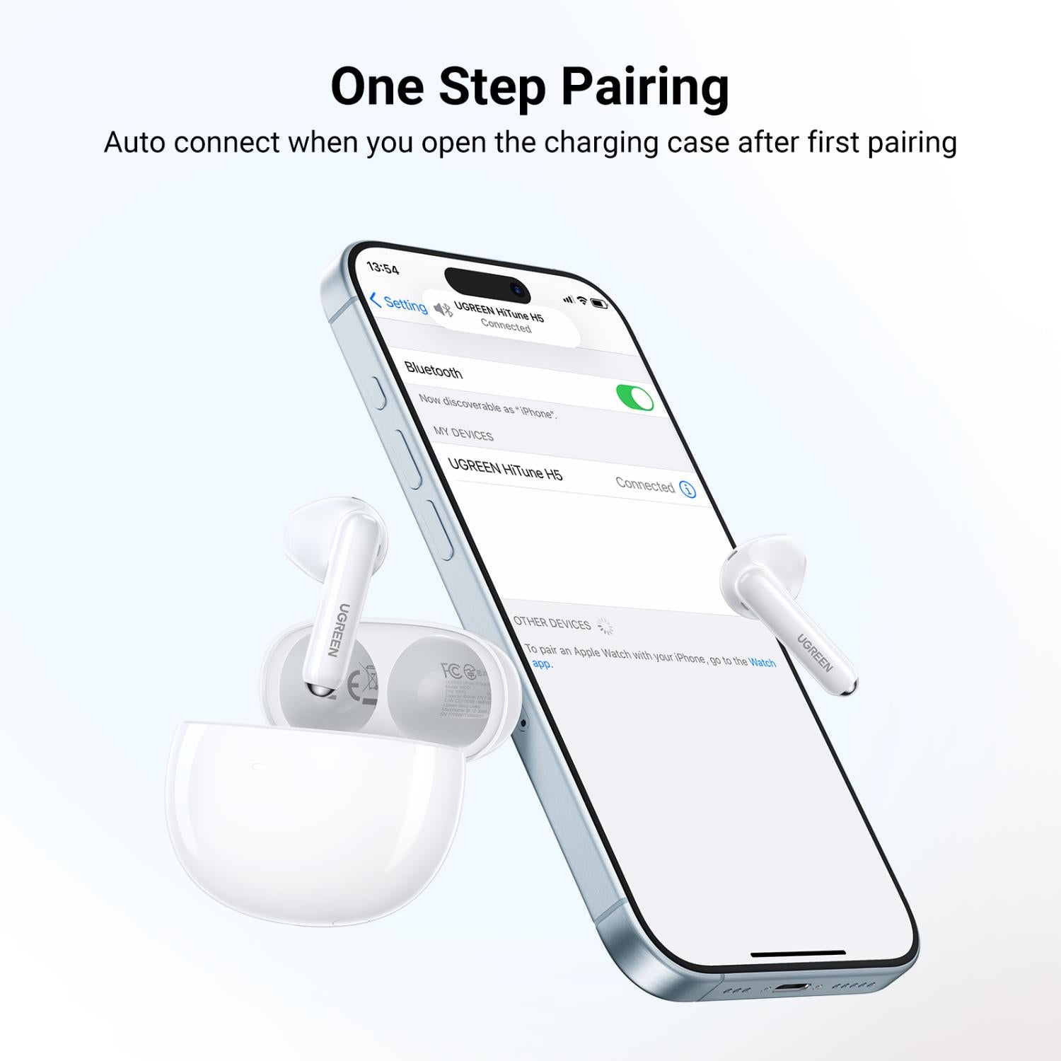 UGREEN HiTune H5 True Wireless Earbuds - White