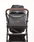 3 IN 1 Emerald Pu Leather Black On Black Plus Pu Nappy Bag
