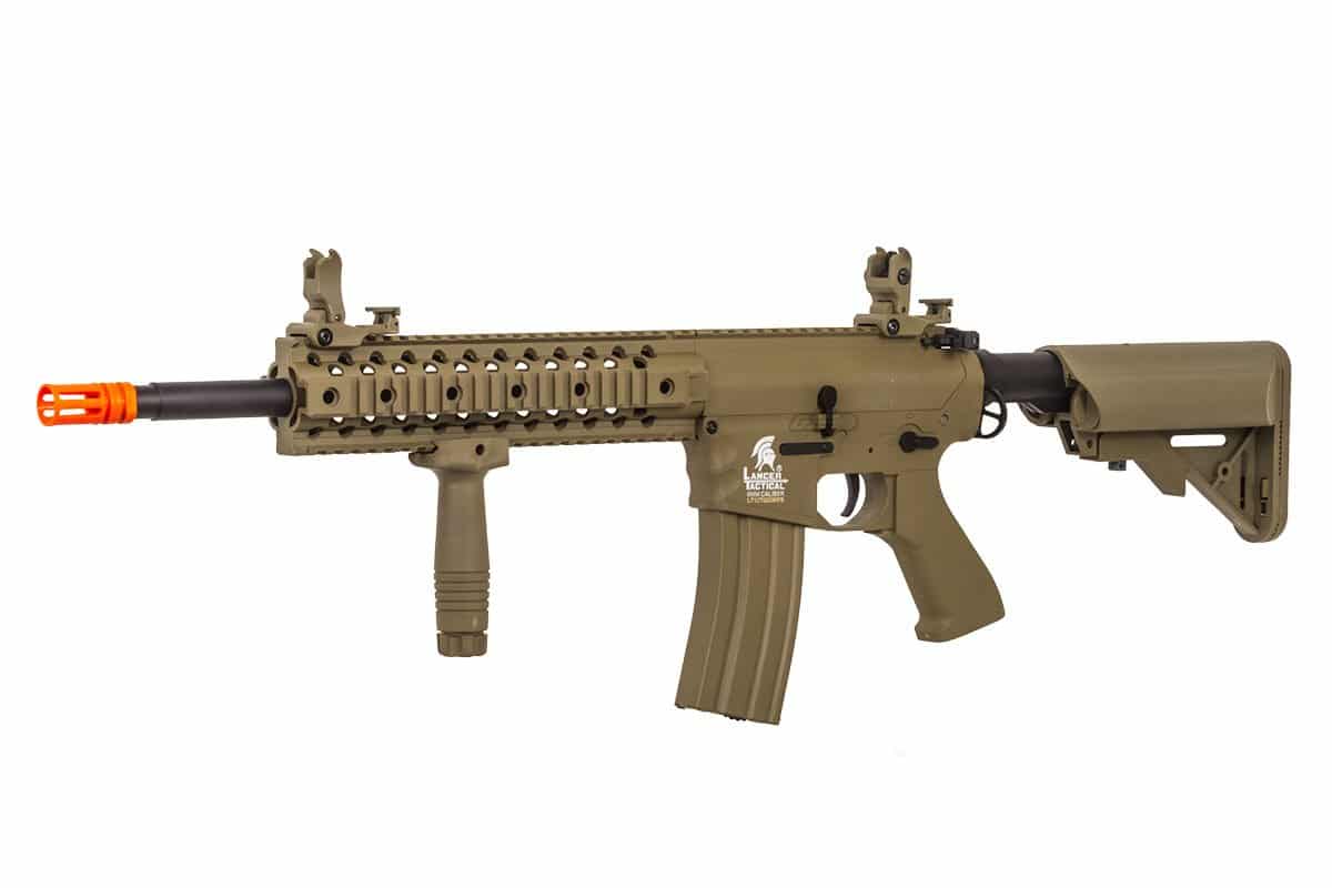 GUNMANSA Lancer Tactical M4 Gen 2 Airsoft Rifle (AEG|Full-Semi Auto|300) LT-12T-G2
