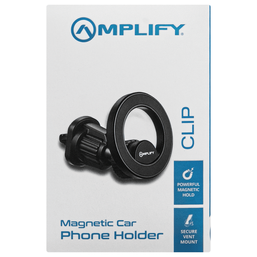 Amplify Amplify Clip Series Magnetic Car Phone Vent Holder  (PDQ) - Black
