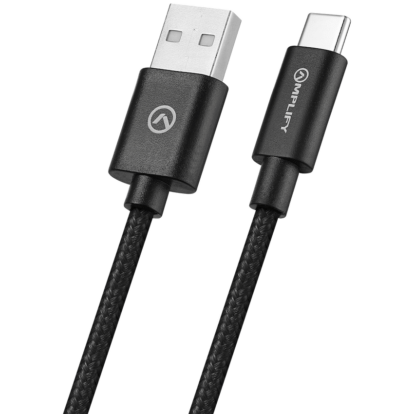 Amplify Amplify Linked Series USB-A to Type-C Braided Cable 1.2m - Black