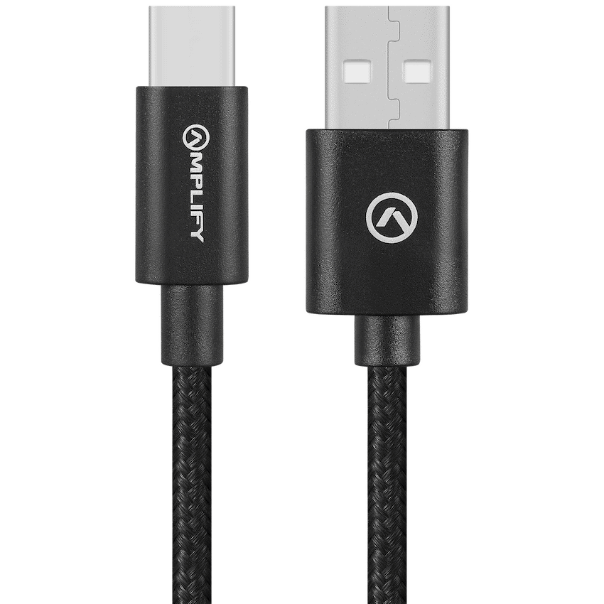 Amplify Amplify Linked Series USB-A to Type-C Braided Cable 1.2m - Black